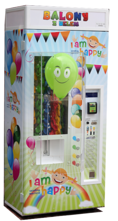 automat do balonów z helem